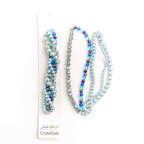 27290100-08 DIY DIY Twisted Bead Strands Gentian