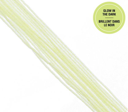 Cylin Bead 11/0 approx.23g Hank Glow in Dark - Yellow Neon (1143H)