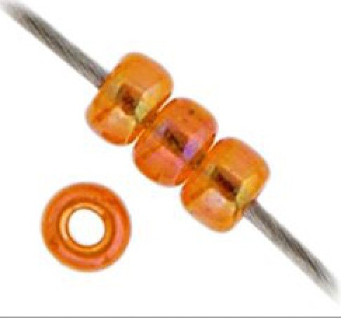 11/0 apx.22g Lt.Orange Transparent AB (0253V)