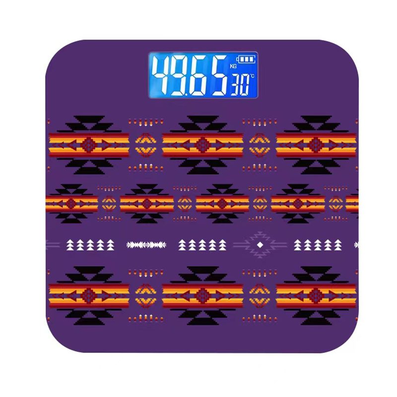 bathroom scale with tempered glass