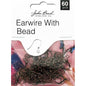 John Bead MHF Earwire w/Bead A Copper 60pc