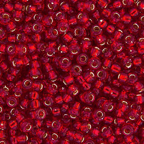 11/0 apx.22g Ruby Silver Lined (0011V)