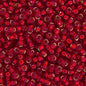 11/0 apx.22g Ruby Silver Lined (0011V)