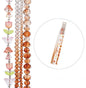 Crystal Lane DIY Flower 7in Bead Strand Tulip-Pink 14x16mm, Butterflies8x15mm