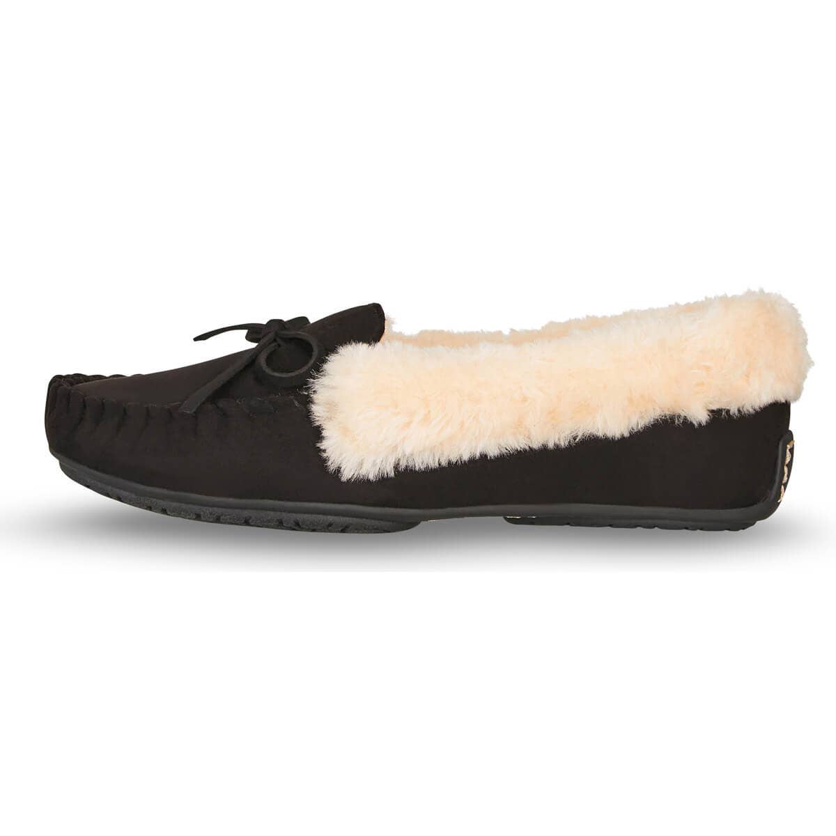 Women’s Melani Moccasin Faux Suede Slippers