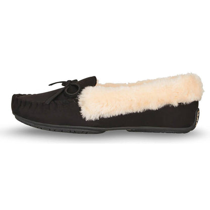 Women’s Melani Moccasin Faux Suede Slippers