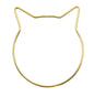Metal Shapes Cat 1pc 102x89mm Iron