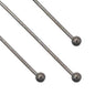 Ballpins Gunmetal 2inch 24 gauge 50/pk