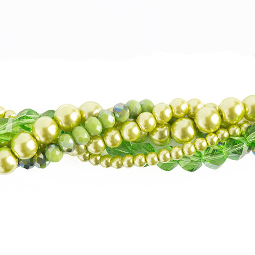 27290100-26 Twisted Bead Strands Zinnia