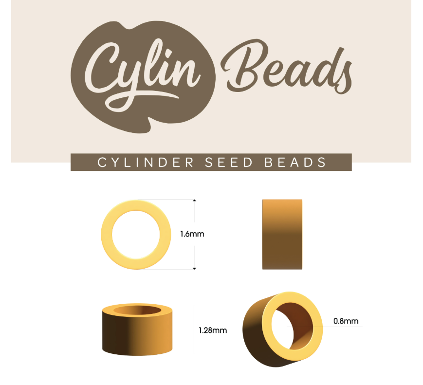 Cylin Bead 11/0 approx.23g Hank Glow in Dark - Rose (1139H)