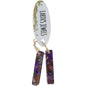 John Bead Earth S Jewels SP Rec Pendant 2pc Purple