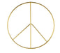 Metal Shapes Peace Symbol 1pc 145mm Iron
