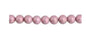 GLASS PEARLIZED BEAD 4mm PINK STRUNG ROUND 1X16"/102-104 PCS