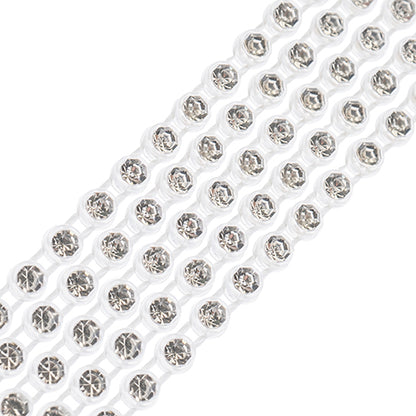 DIY Rhinestone Banding 1yd 1row ss8 Transparent Casing/ Crystal