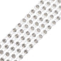 DIY Rhinestone Banding 1yd 1row ss8 Transparent Casing/ Crystal