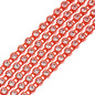 Rhinestone Banding 1yd 1row ss8 Tangerine Casing/ Crystal
