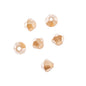 Bicone 2Strand 7in (apx96pcs) 4mm Opaque Light Champagne Luster
