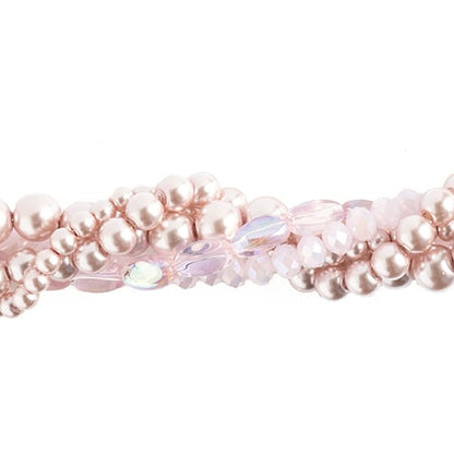 27290100-10 Twisted Bead Strands Peony