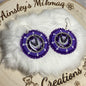 Purple feathers