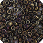 Miyuki 15/0 Delica RD brown iris  5.2gms (0007V)