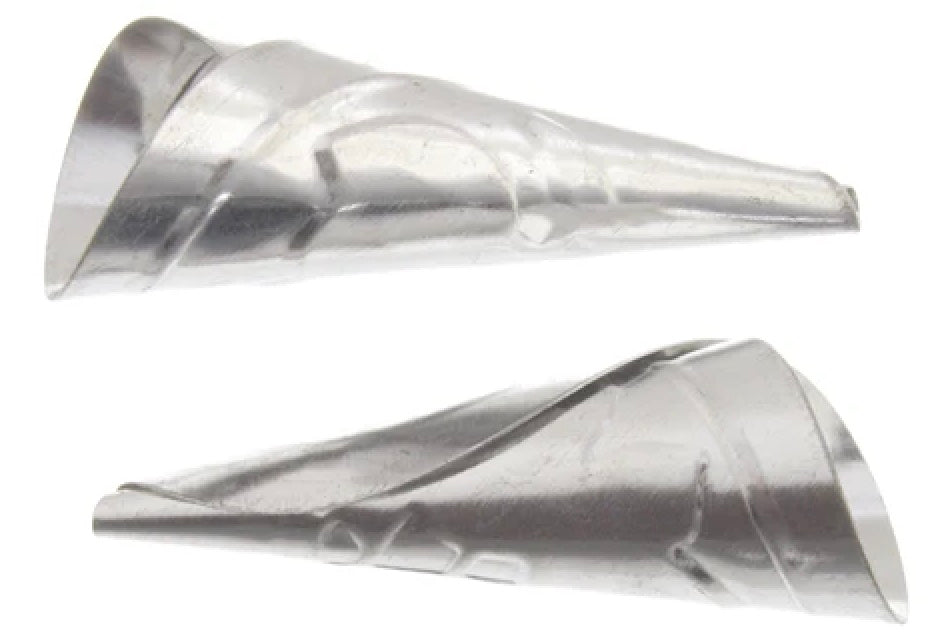 Cones Embossed 45mm Aluminum Pow Wow Tulip Pattern