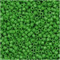 Miyuki Delica 11/0 Opaque Green Pea Green , 7.2 gms