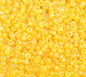 10/0 Lemon Yellow Matt Ab Czech Seed Bead (42g)