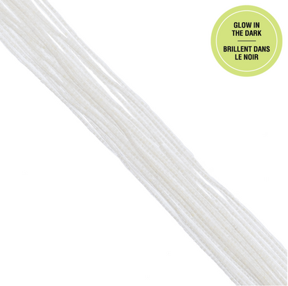Cylin Bead 11/0 approx.23g Hank Glow in Dark - White to Green