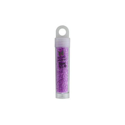 11/0 Delica Plum Crazy Luminous Neon Color 5.2g (2038V)