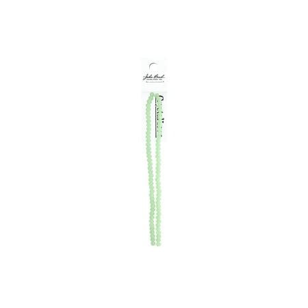Rondelle 2 Strand 7in (apx78pcs) 4x6mm Opaque Light Green