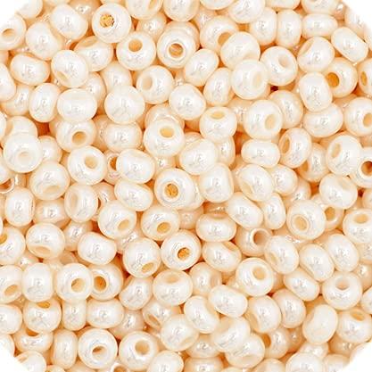 11/0 Vial Opaque Eggshell Pearl apx23g (66435017V)