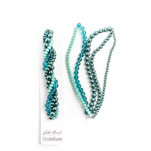 27290100-28 Bead Strands Calla Lily Green