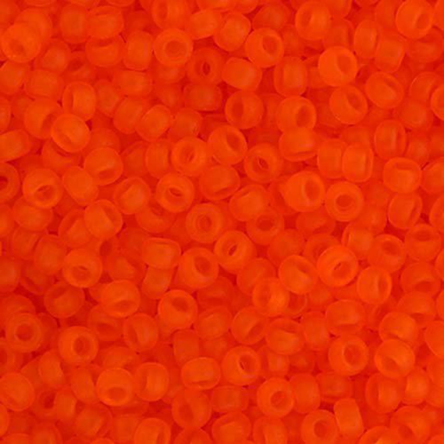 11/0 orange transparent Matte APX.22g (0138FV)