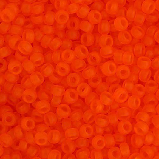 11/0 orange transparent Matte APX.22g (0138FV)
