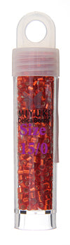 Miyuki 15/0 Delica Seed Beads RD Red/Orange 5.2gms (0043V)