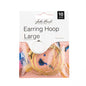 John Bead MHF Earring Hoop LG Gold