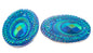 18x25mm Oval Blue Ab Peacock