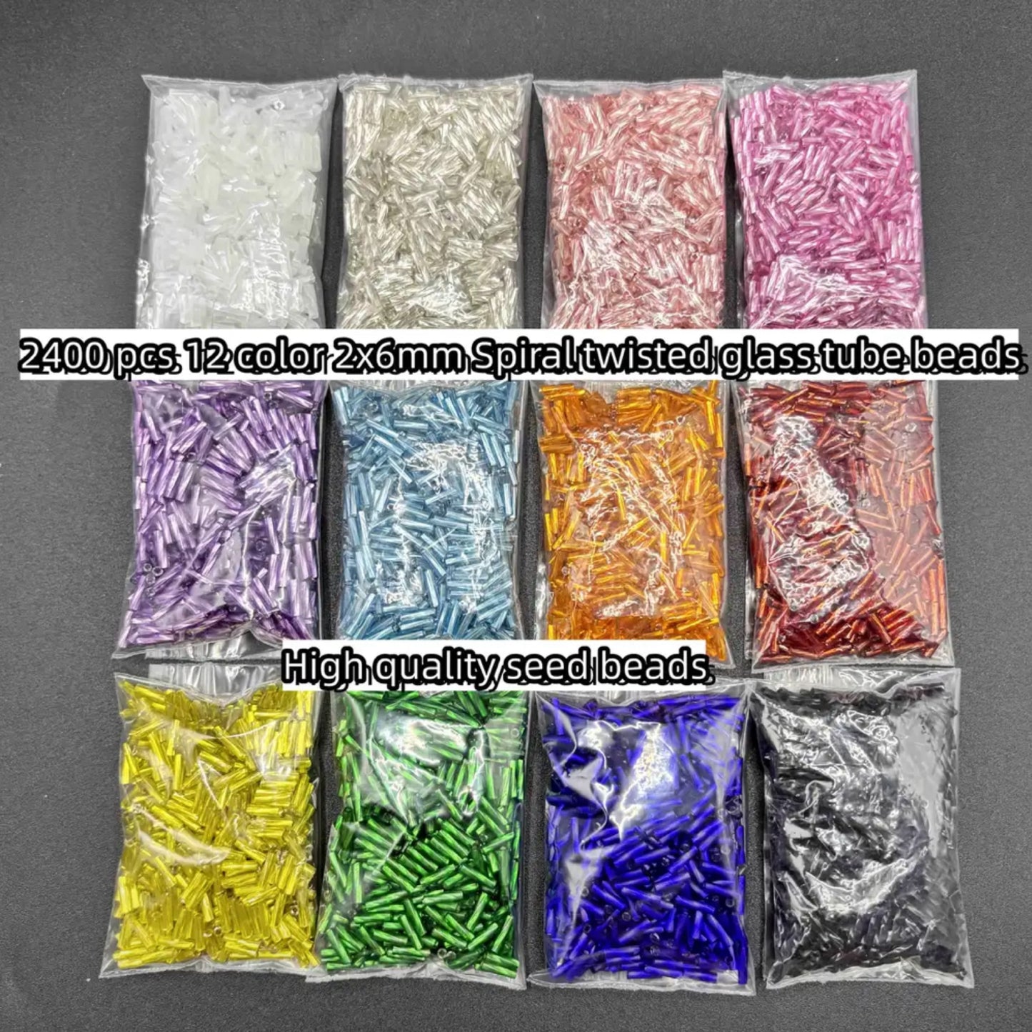 2x6mm twisted bugle pack of 12