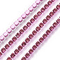 Rhinestone Cup Chains, with Spool, Rose, SS6.5, 2~2.1mm