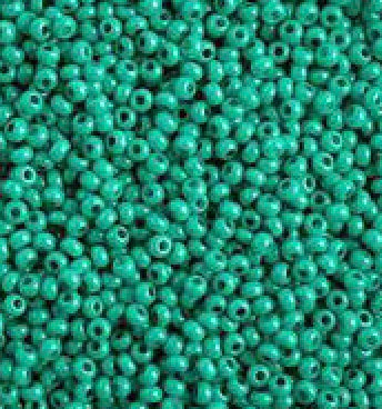 10/0 Intense Dark Green Czech Seed Bead