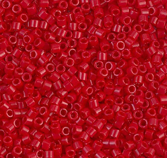 10/0 Miyuki Delica Opaque Dark Cranberry Red 5.2g (0723v)