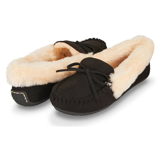 Women’s Melani Moccasin Faux Suede Slippers