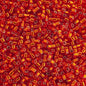 Silver Lined Red Orange Miyuki Delica 10/0 (0043v)