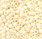 Matte Opaque Cream Ab Miyuki Delica Beads 10/0 (DBM0883-TB)