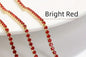 2.5mm bright red rhinestone