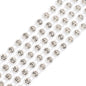 Rhinestone Banding 1yd 1row ss8 White Casing/ Crystal