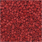 11/0 BD dyed matte opaque maroon, 11/0 Size, 7.2 gmsh