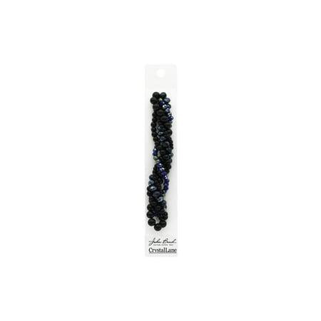 27290100-02 Twisted Bead Strands Black Tulip
