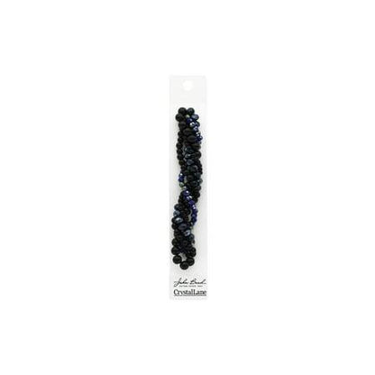 27290100-02 Twisted Bead Strands Black Tulip