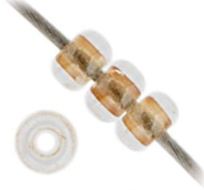 11/0 apx.22g Cry. Sparkled Met. Gold Lined (0234V)